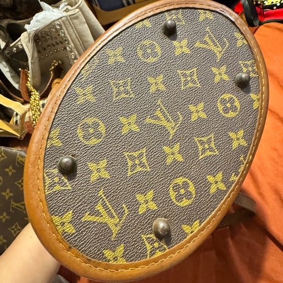 Louis Vuitton Brown Monogram Bucket Bag - Picture 7 of 13